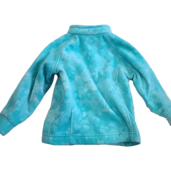 Columbia Full‎ Zip Fleece Jacket Kids 18-24 Months Aqua Teal Casual - Picture 6 of 10